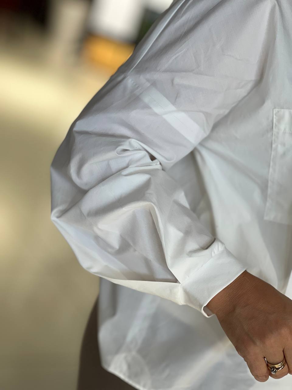 Блуза белая Ania Schierhold с бантом