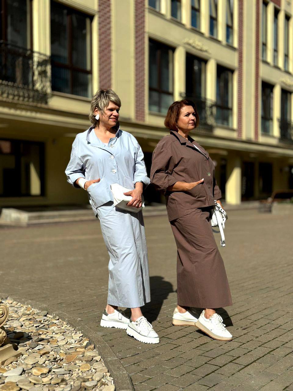 Юбка  Ikona коричневая