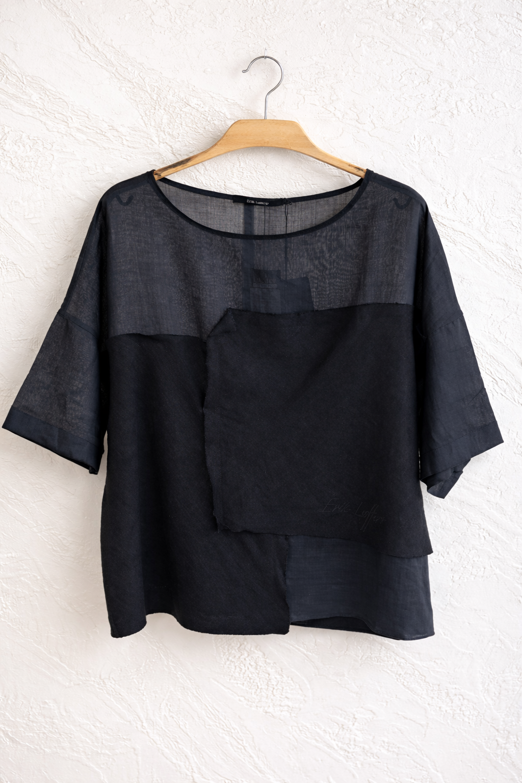 Костюм Erik Laffero черн лён квадрат