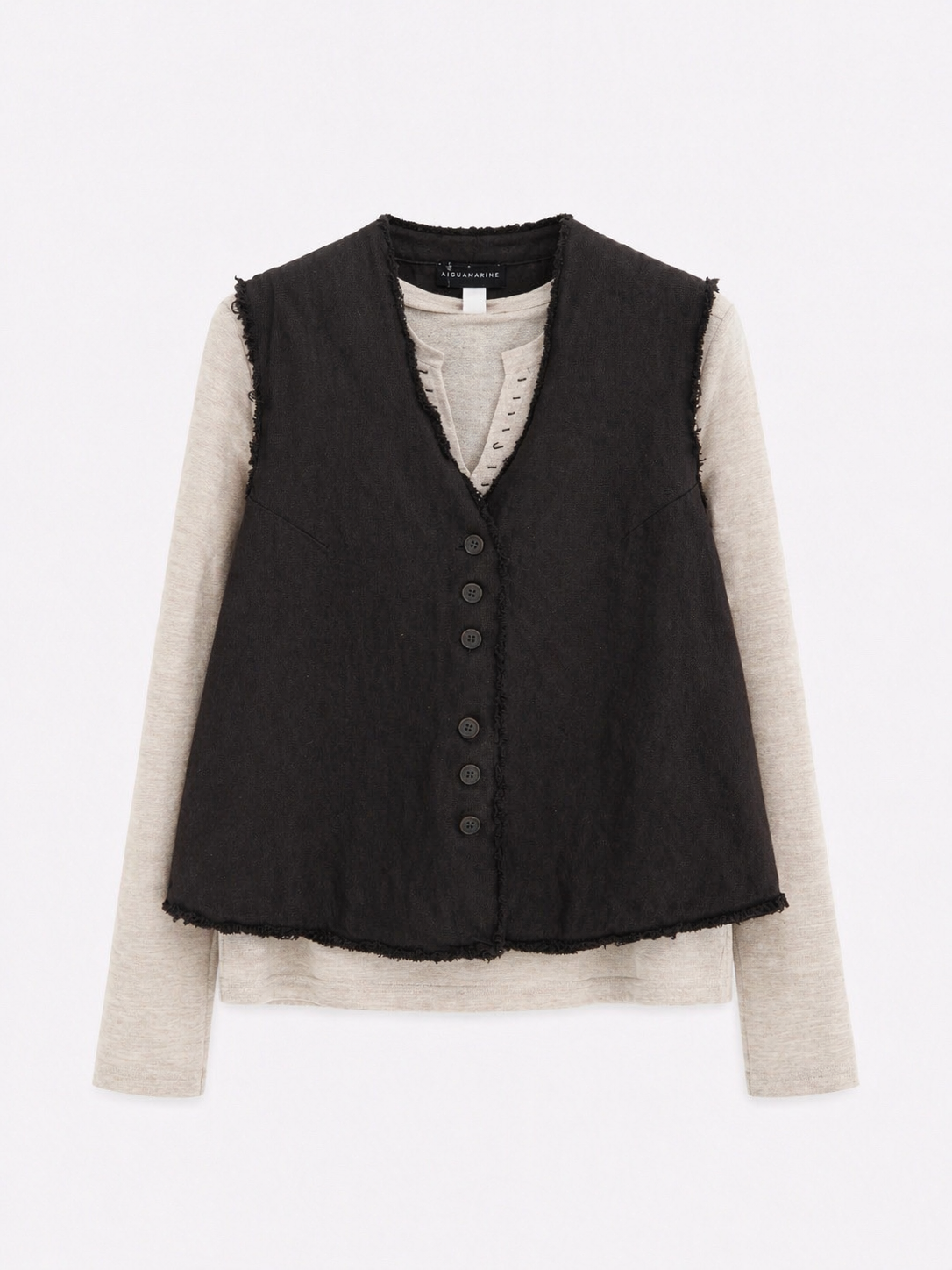 Жилет Aequamente цв темно - коричневый