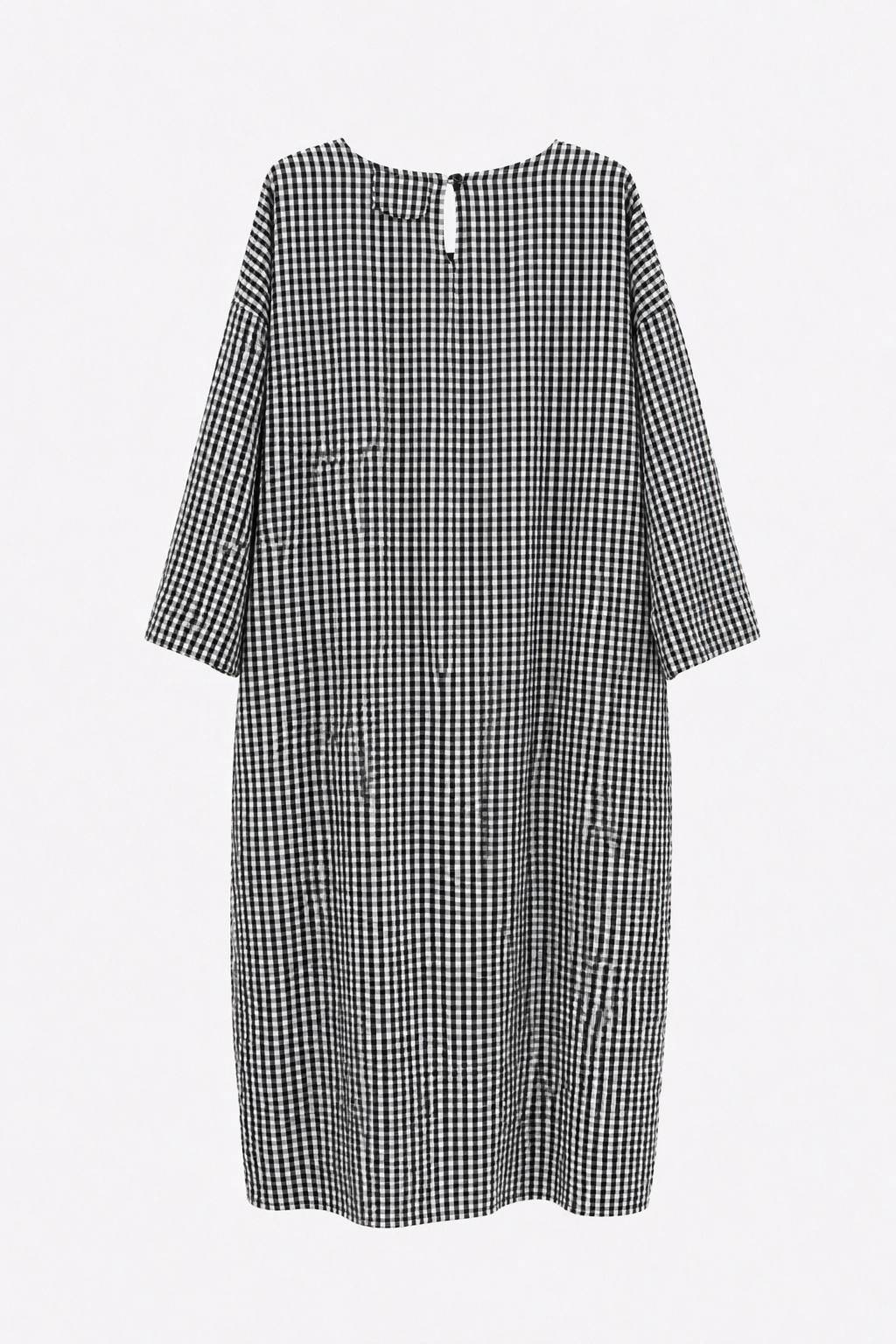 Платье Aequamente черно-белое в клетку