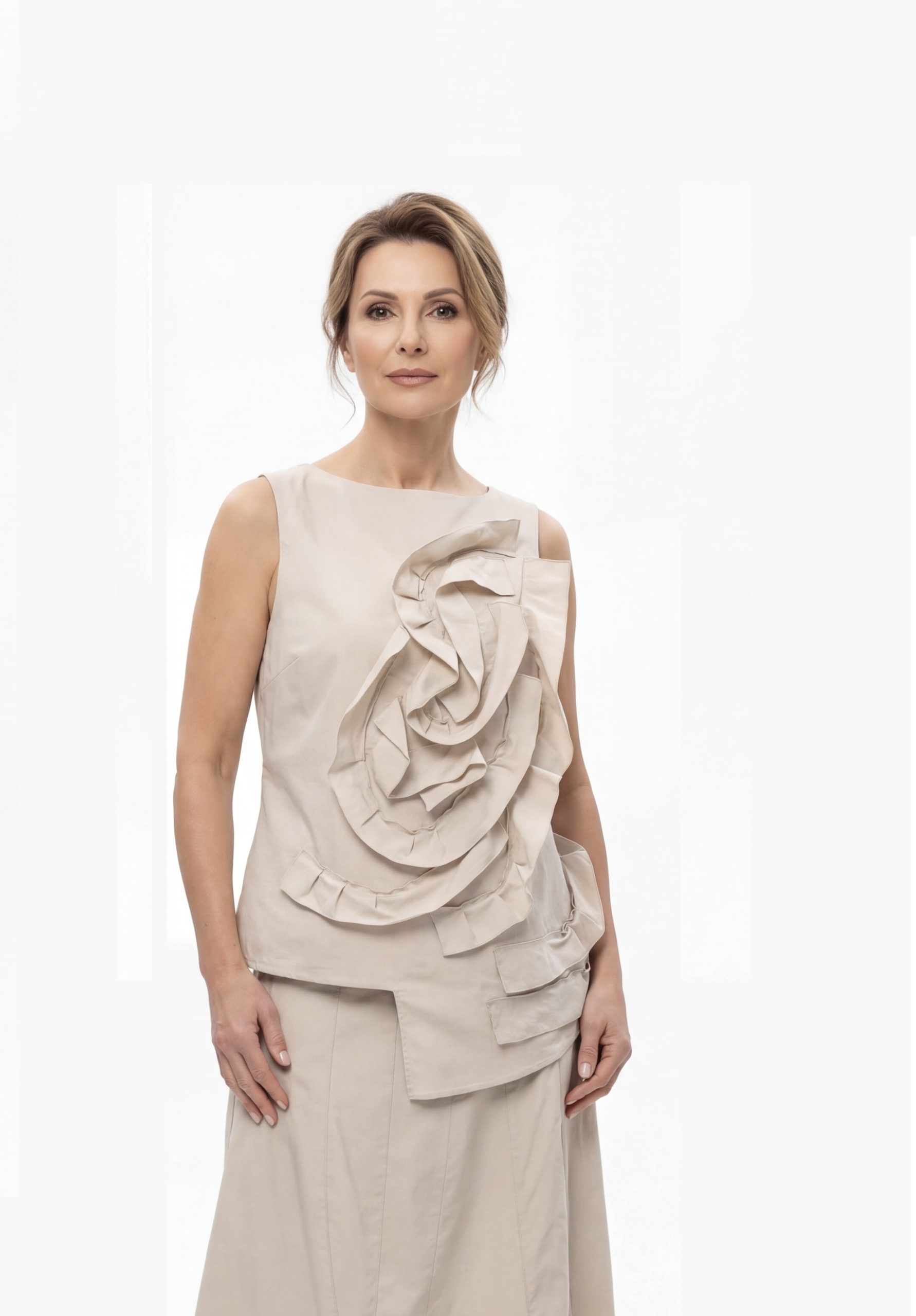 Блуза SORT AARHUS беж