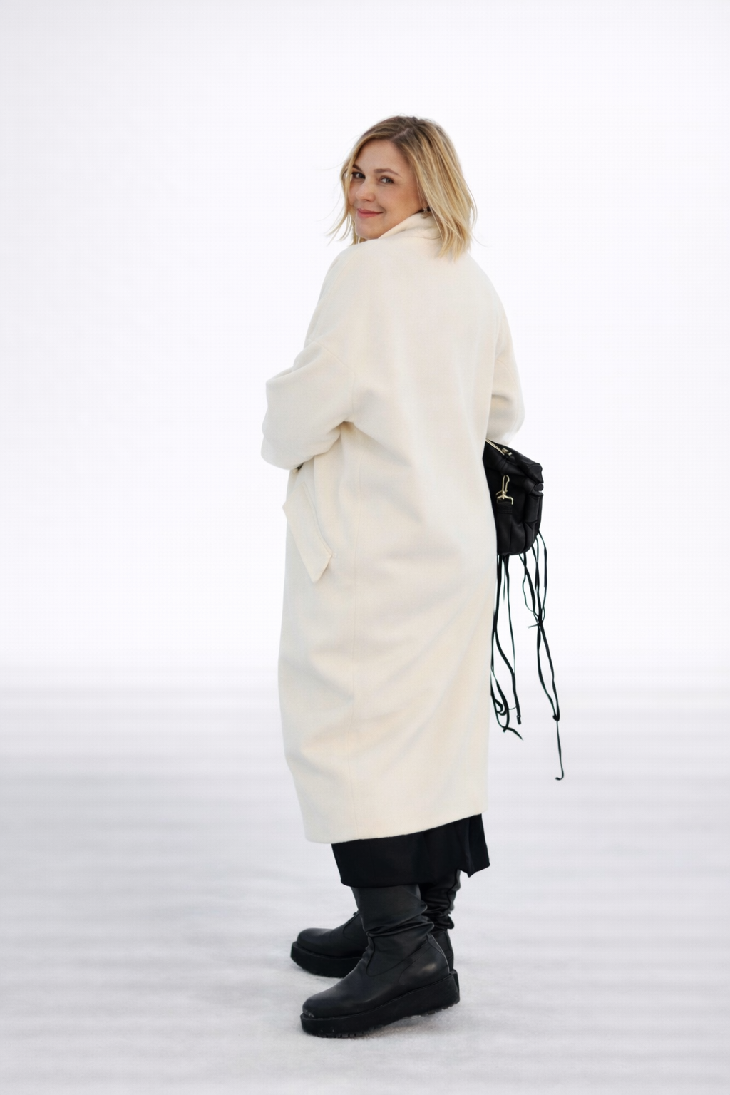 Пальто Rachellfabri Овер молочное