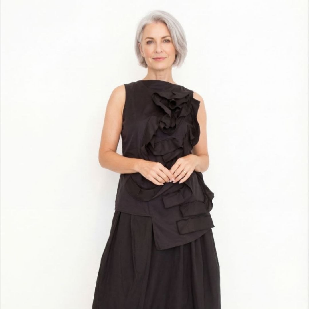 Блуза SORT AARHUS черн