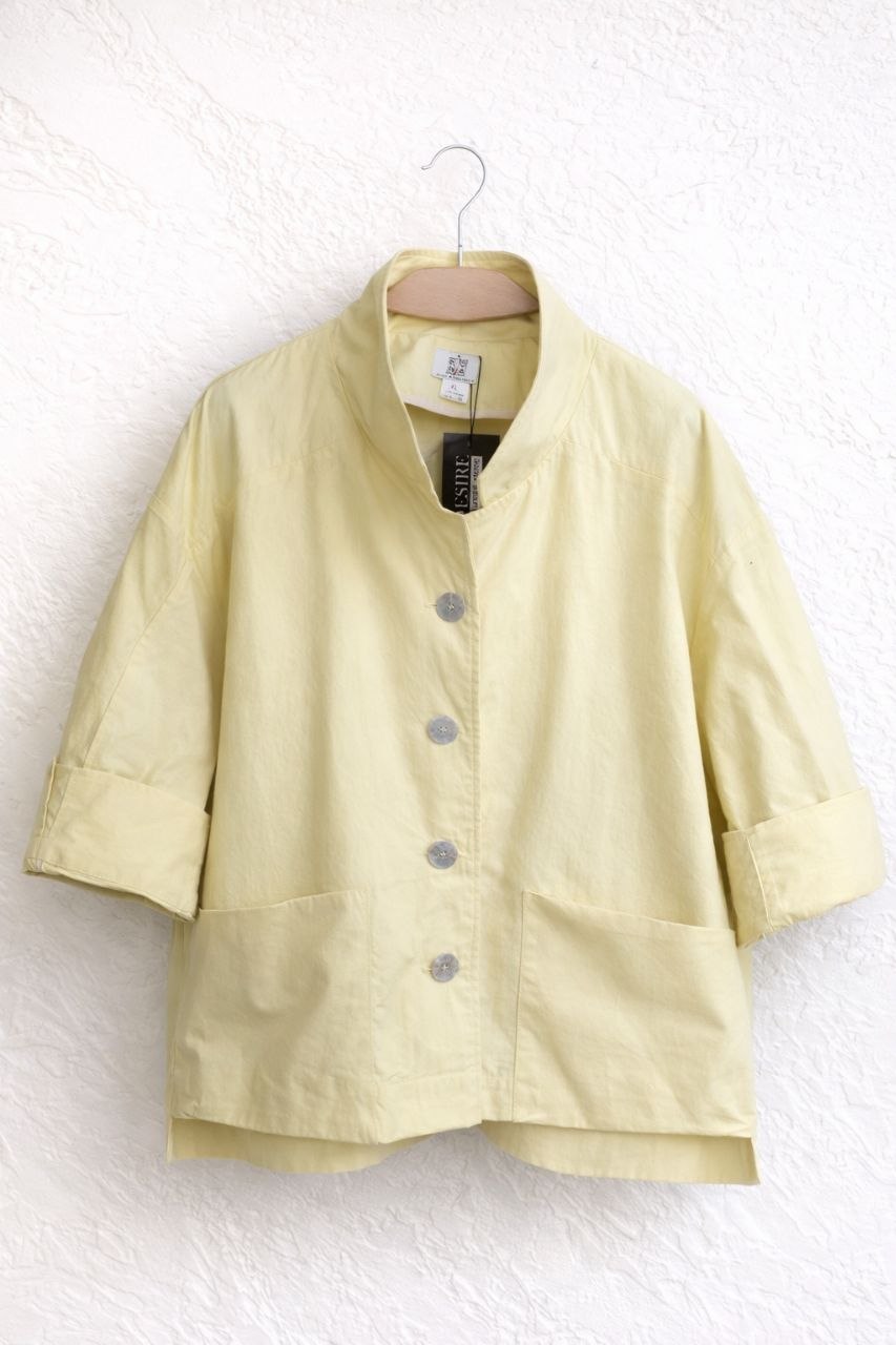 Жакет IKona цв лимон карман