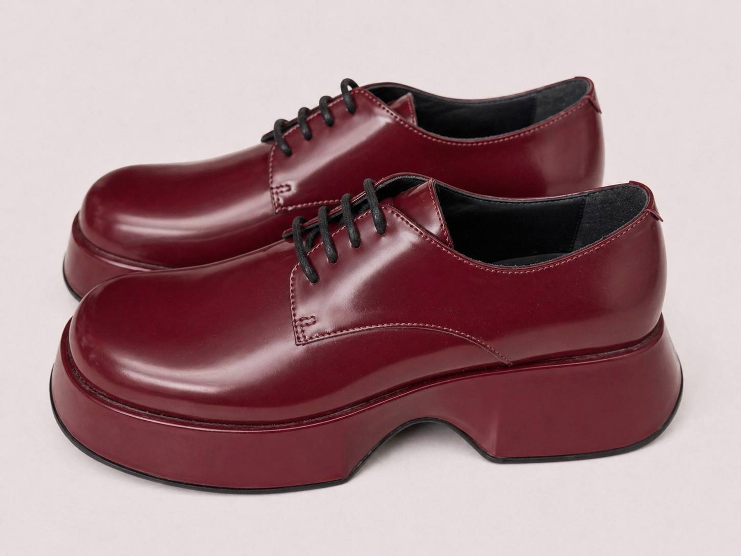 Туфли VIC MATIE темно-крас шнурки Scarpa Lattex