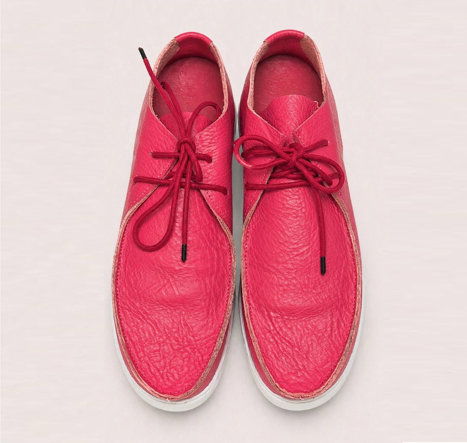 Туфли Trippen Prow коралл шнуровка без канта