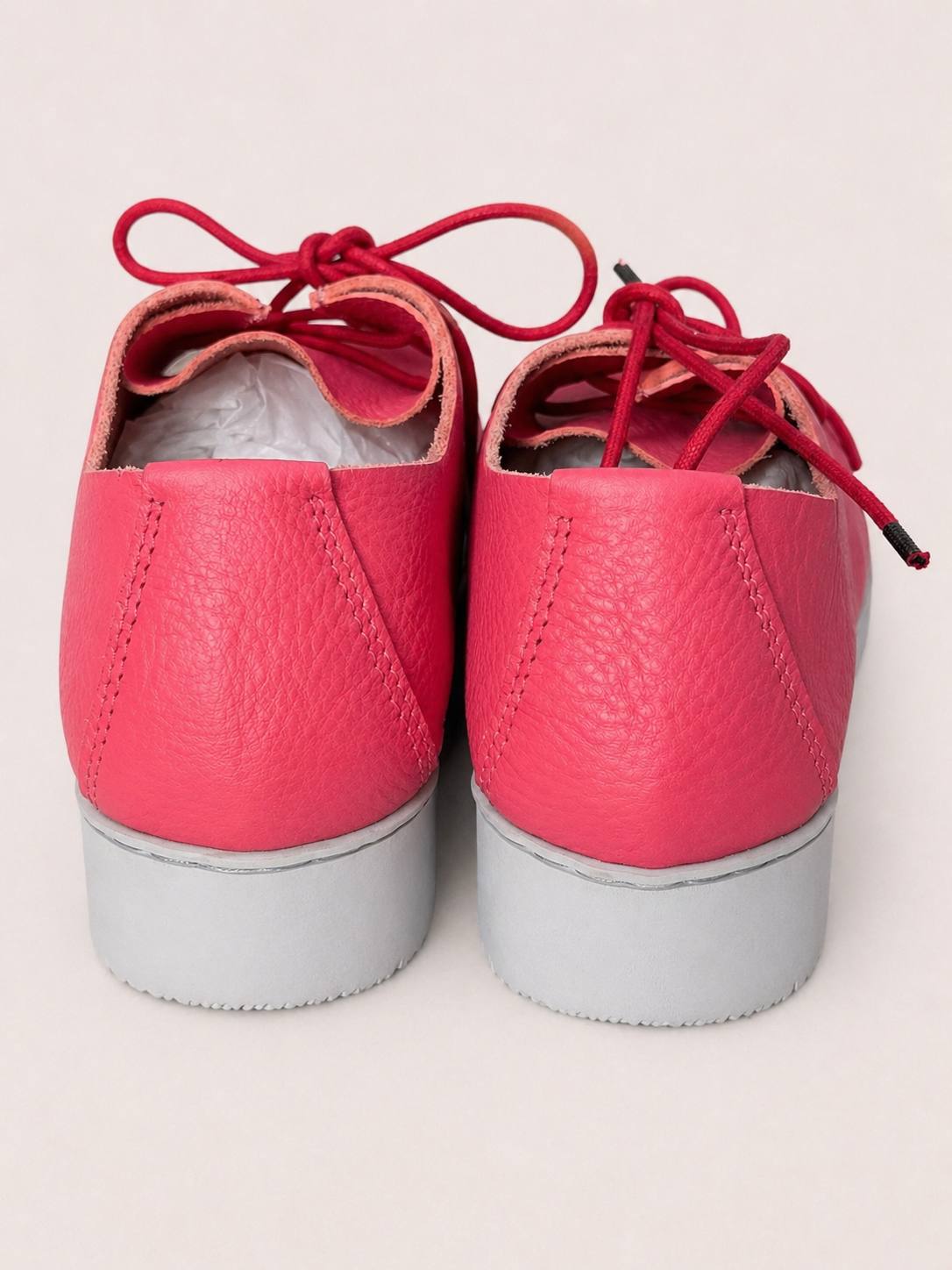 Туфли Trippen Prow коралл шнуровка без канта