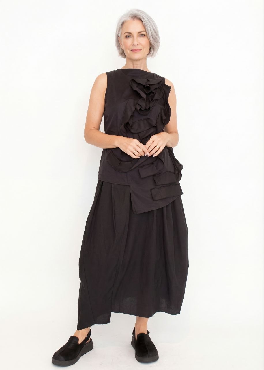 Юбка SORT AARHUS черн