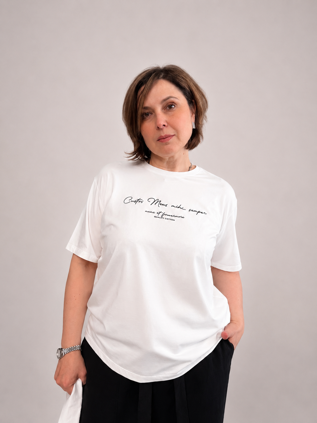 Футболка SVETLANOVA молочная