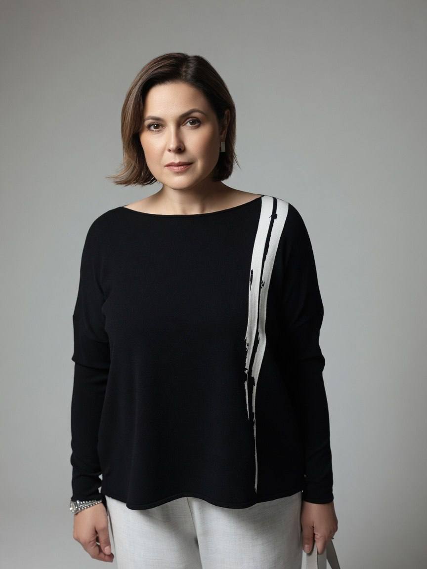 Джемпер Sarah Pacini черный