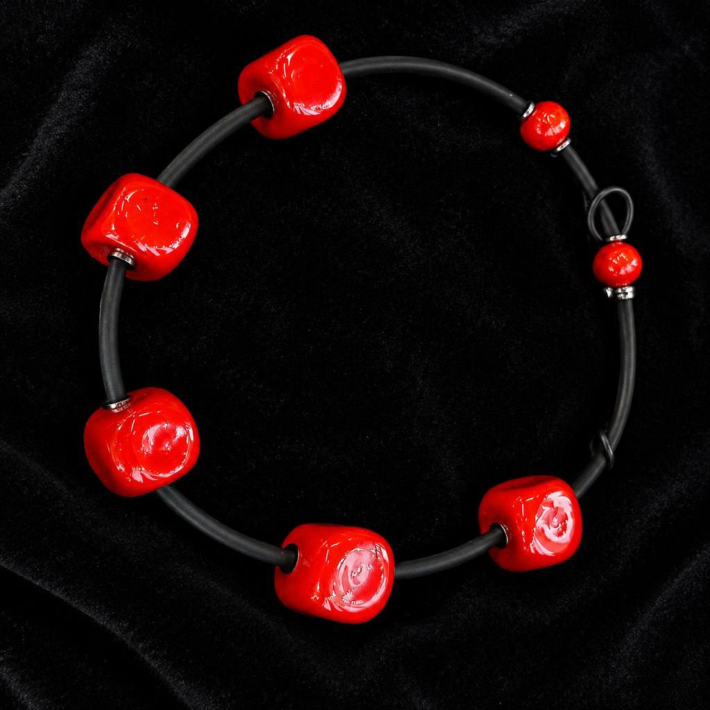 Колье кубики Murano